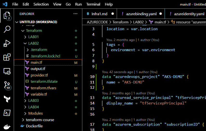 Build Azure Infra Through Terraform Script